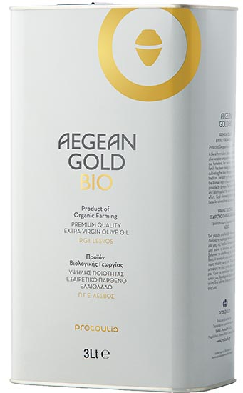 AEGEAN GOLD BIO IGP Lesbos - Huile d'olive extra vierge - 3 L