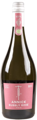 ANNICK BUBBLY Rosé - Pétillant 2021 - Seulement 1.2 % d'alcool - 0,75L