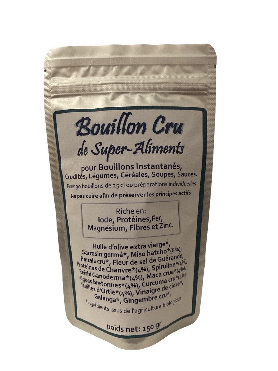 Bouillon cru de Superaliments - sachet 150 gr