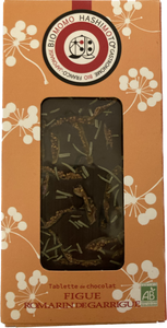 Tablette chocolat biologique Figue et Romarin