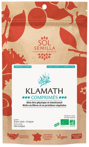 Klamath crue - Bien être physique et émotionnel - Riche en fibre - 100 comprimés - 50 gr