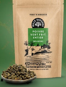 POIVRE VERT FRIT ENTIER - Madagascar