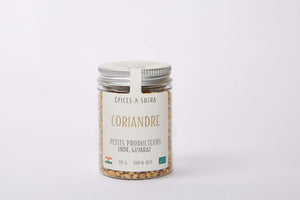 Coriandre de Gujurat - entier ou moulu - Pot de 30 gr