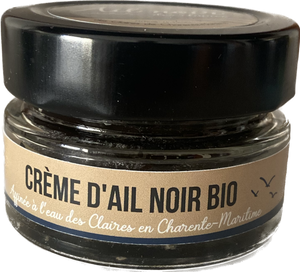 Crème d'ail noir bio