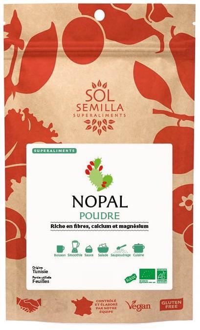 Nopal cru - Riche en fibres, calcium et magnésium - 50 gr